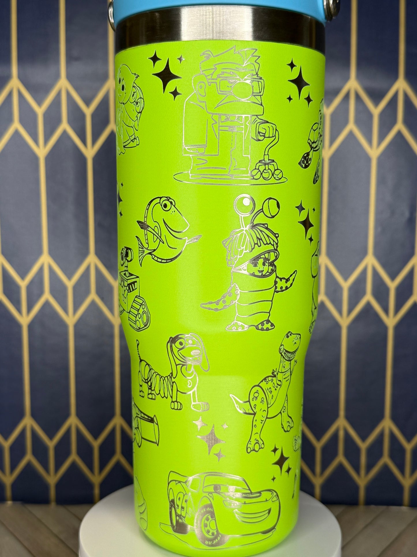 Disney/Pixar Engraved Tumbler - Stanley IceFlow 30oz Flip Straw