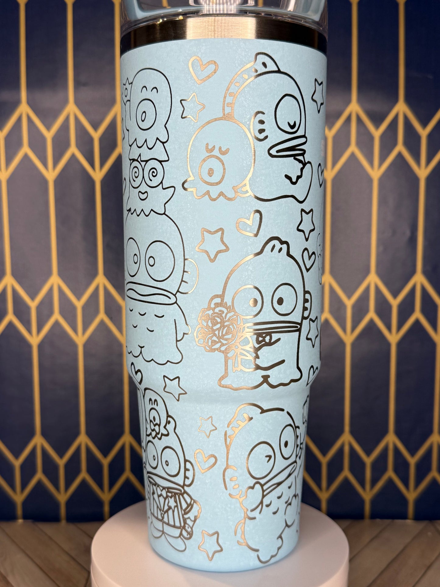 Hangyodon-Themed Tumbler - Stanley Quencher 30/40oz