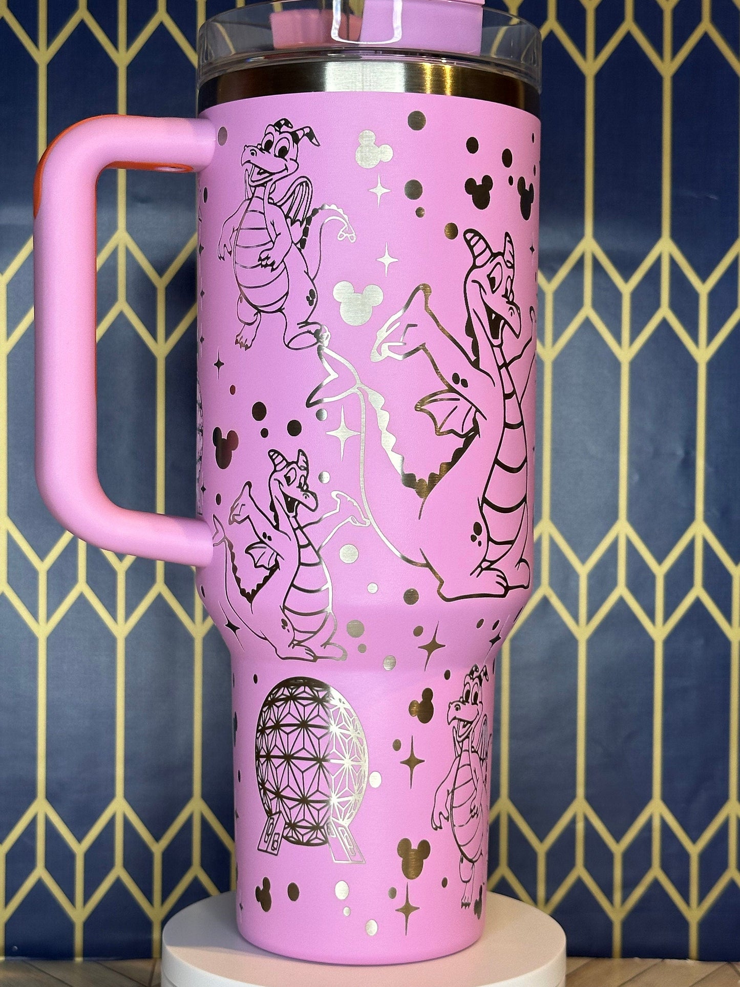 Figment-Themed Engraved Tumbler - Stanley Quencher 30/40oz