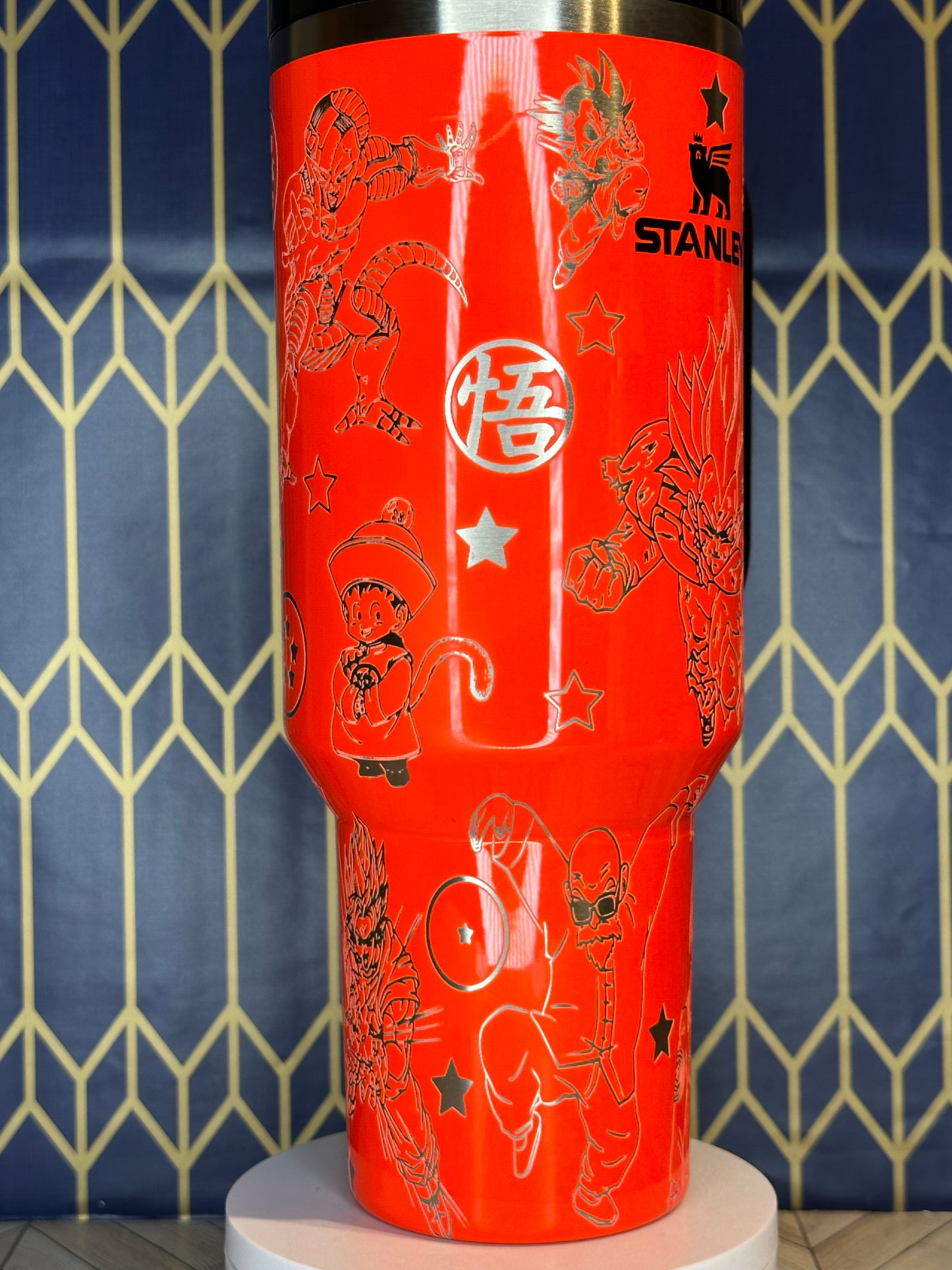 Dragon Ball Z Inspired Engraved Tumbler - Stanley Quencher 30/40oz