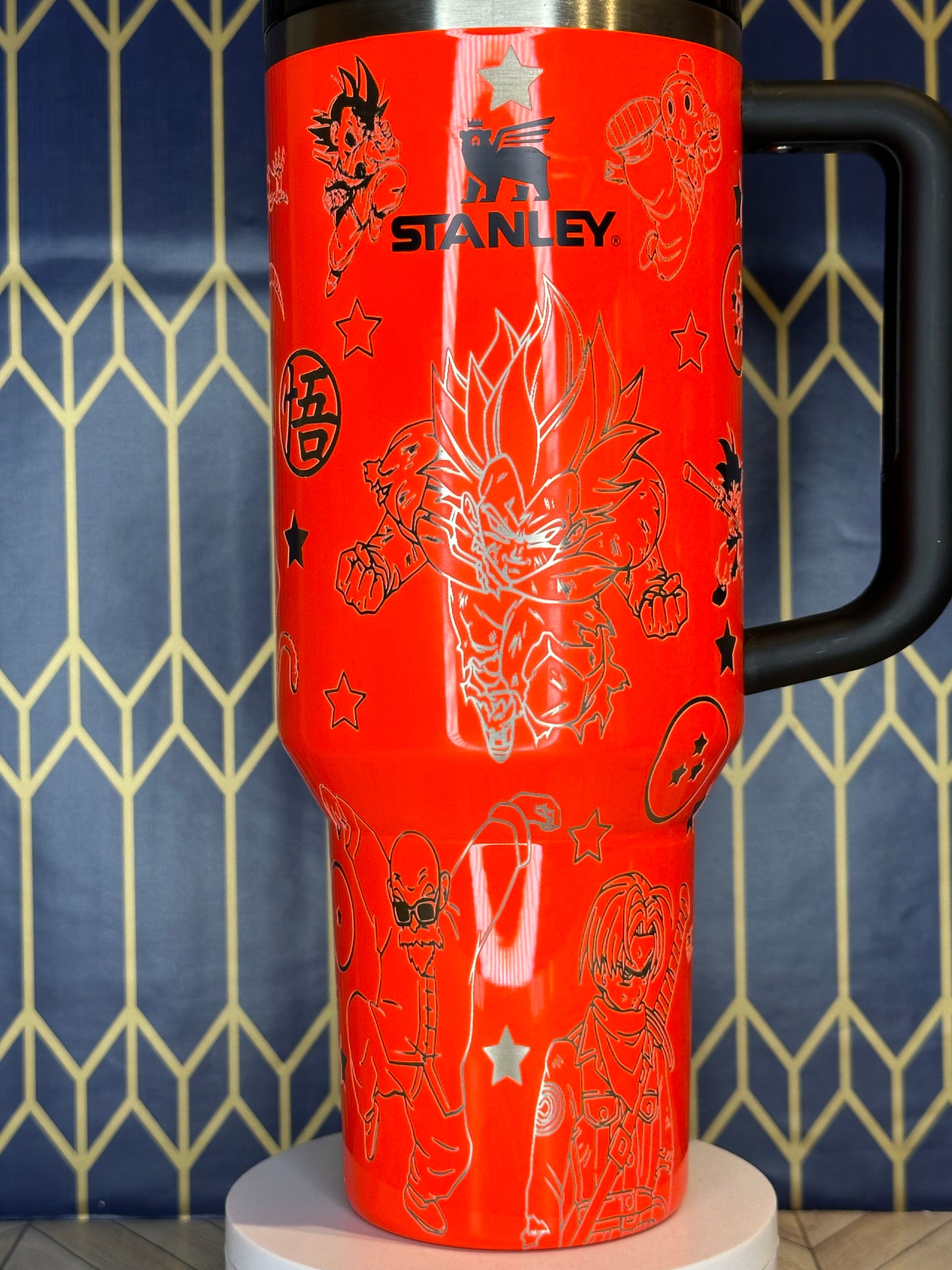 Dragon Ball Z Inspired Engraved Tumbler - Stanley Quencher 30/40oz