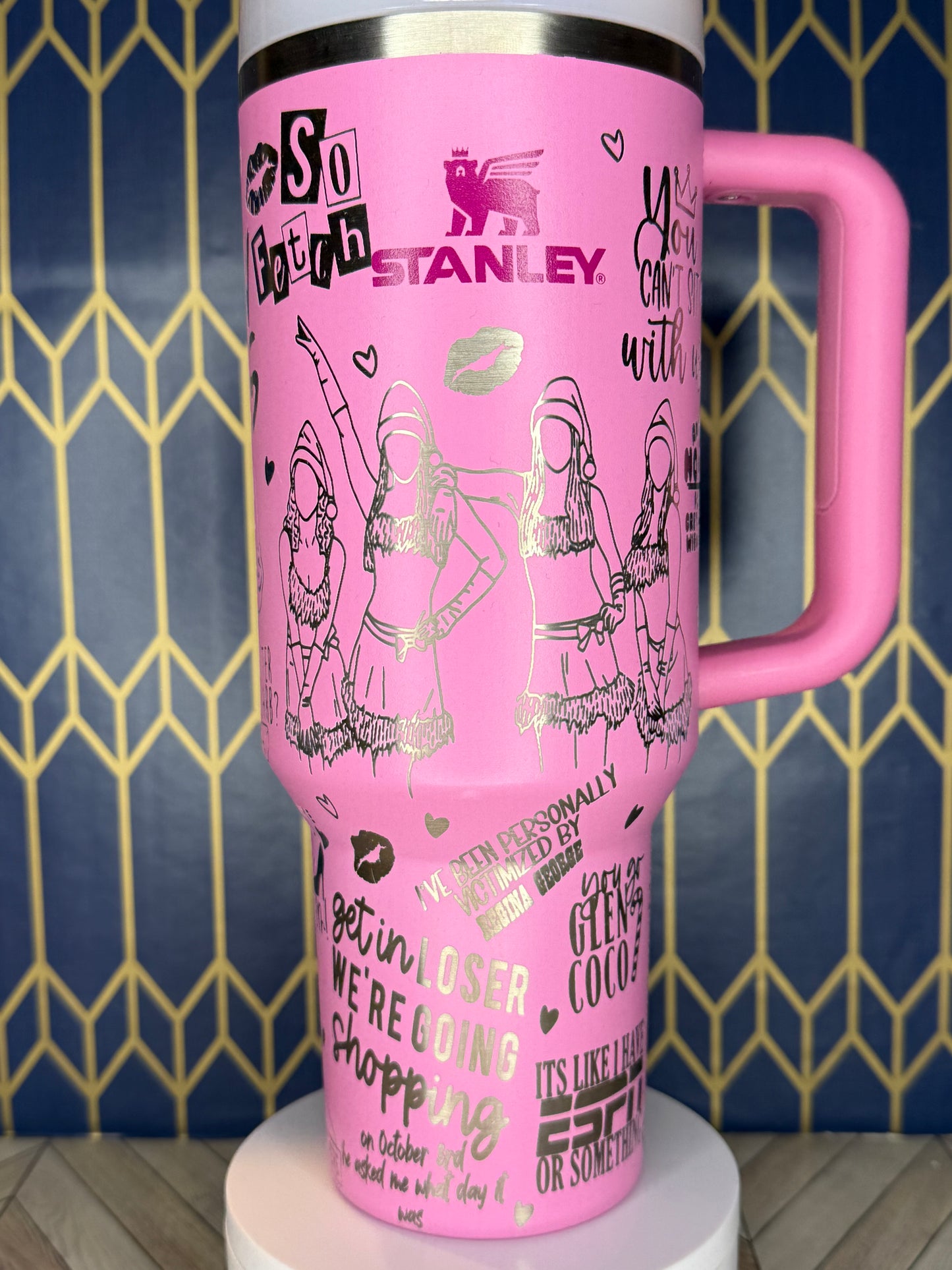 Vaso Stanley Quencher de 30/40 oz inspirado en Chicas Pesadas