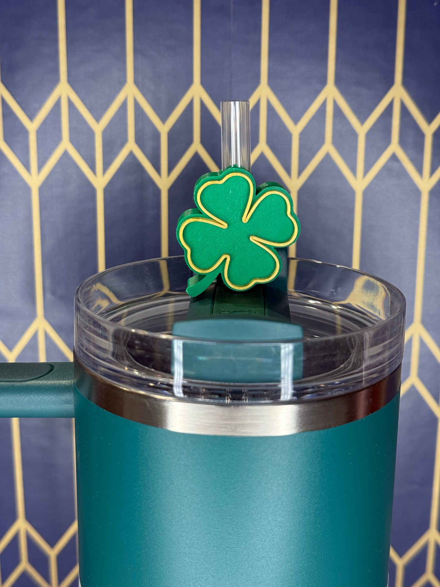 Lucky Clover Straw Sleeve