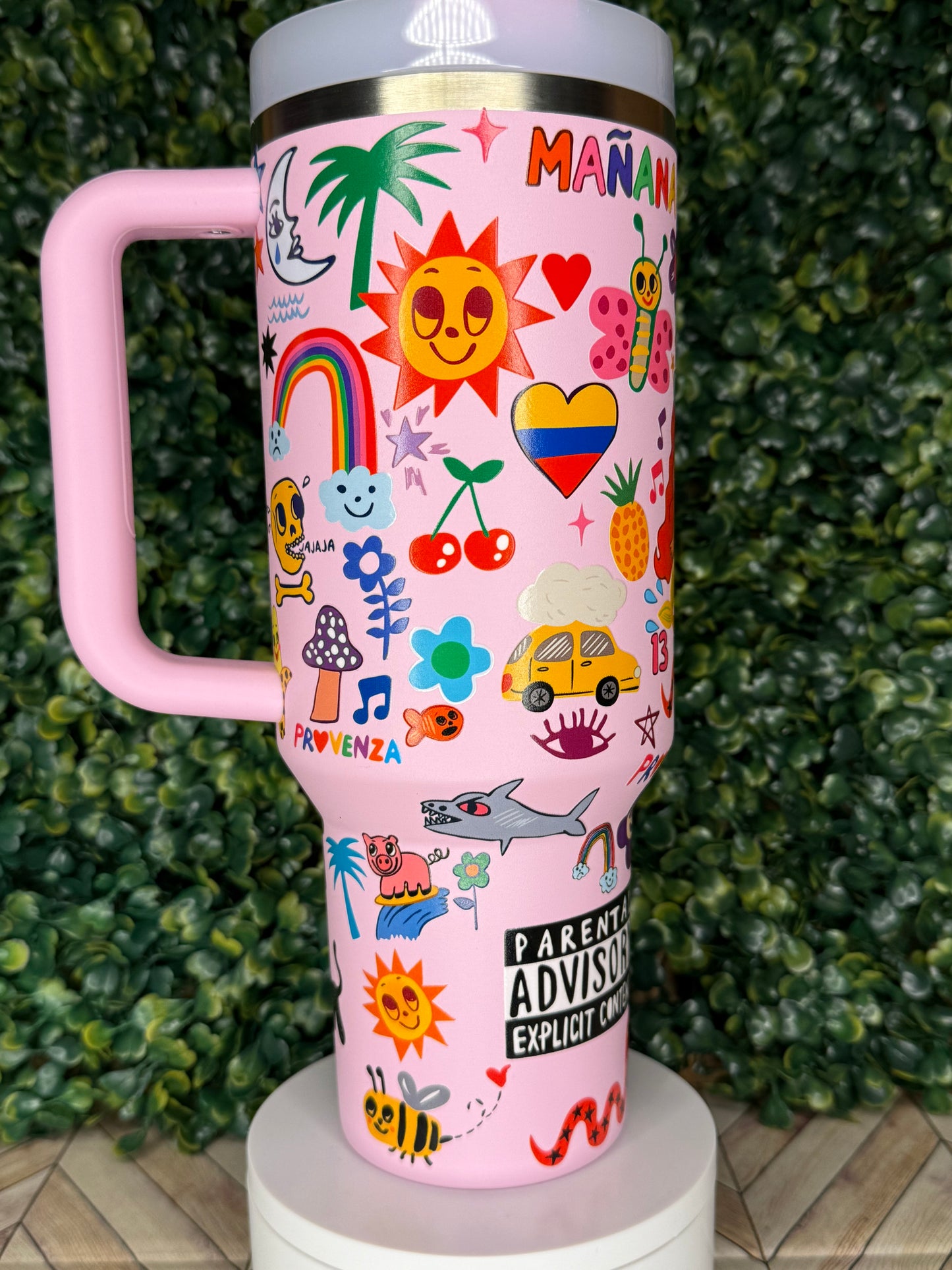 La Bichota UV DTF Tumbler – Karol G Inspired - Stanley Quencher 30/40oz
