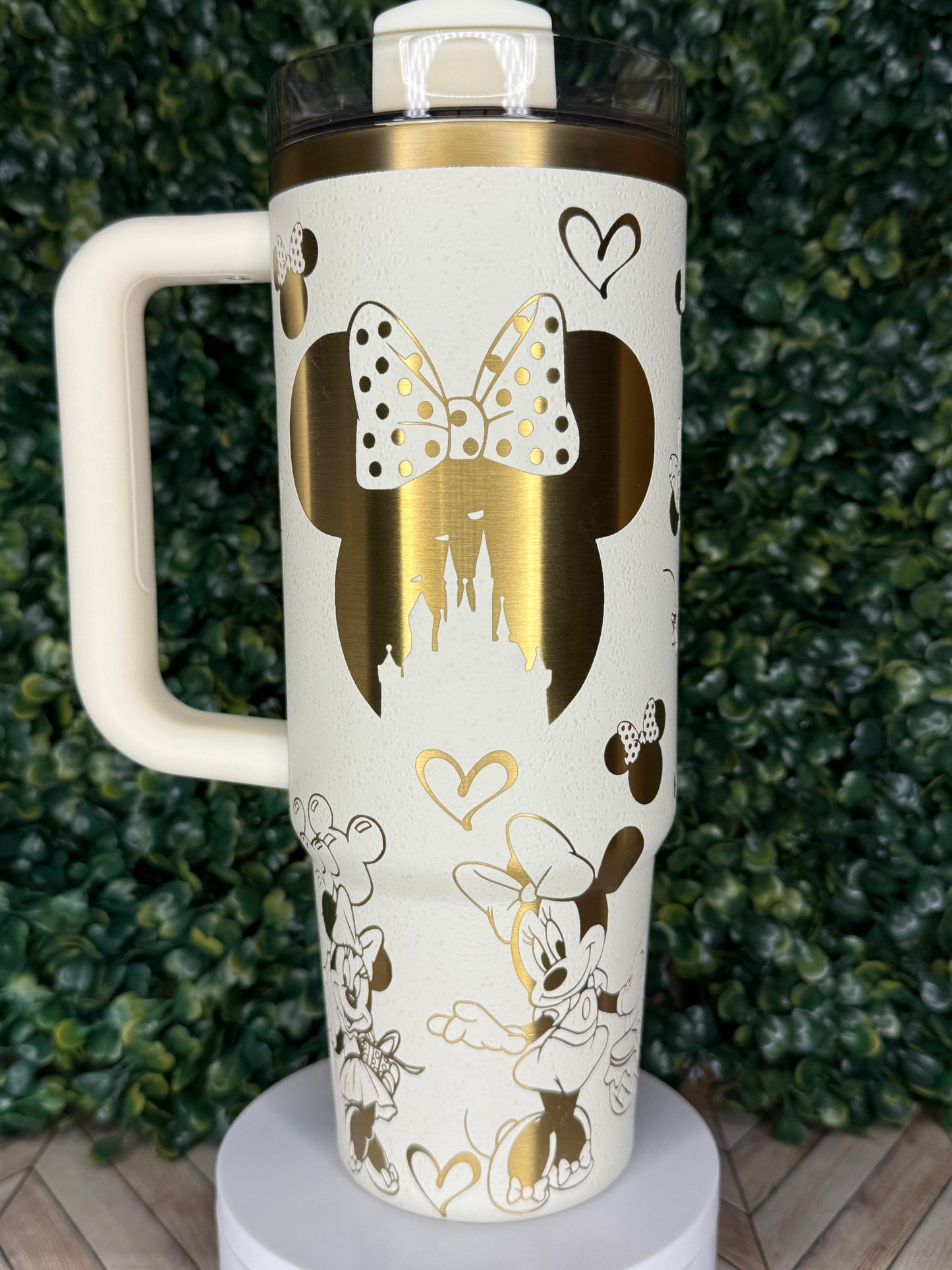 Minnie Magic Engraved Tumbler - Stanley IceFlow 30oz Flip Straw