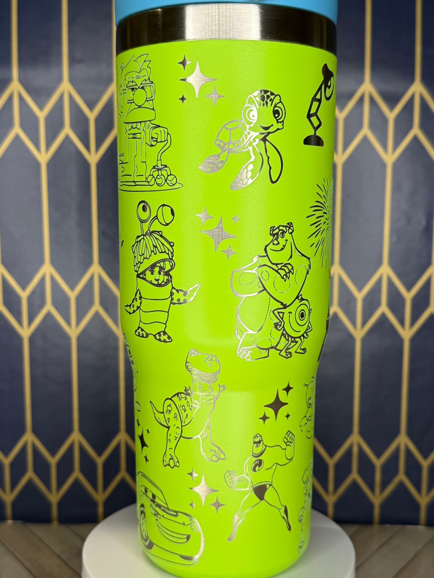 Disney/Pixar Engraved Tumbler - Stanley IceFlow 30oz Flip Straw