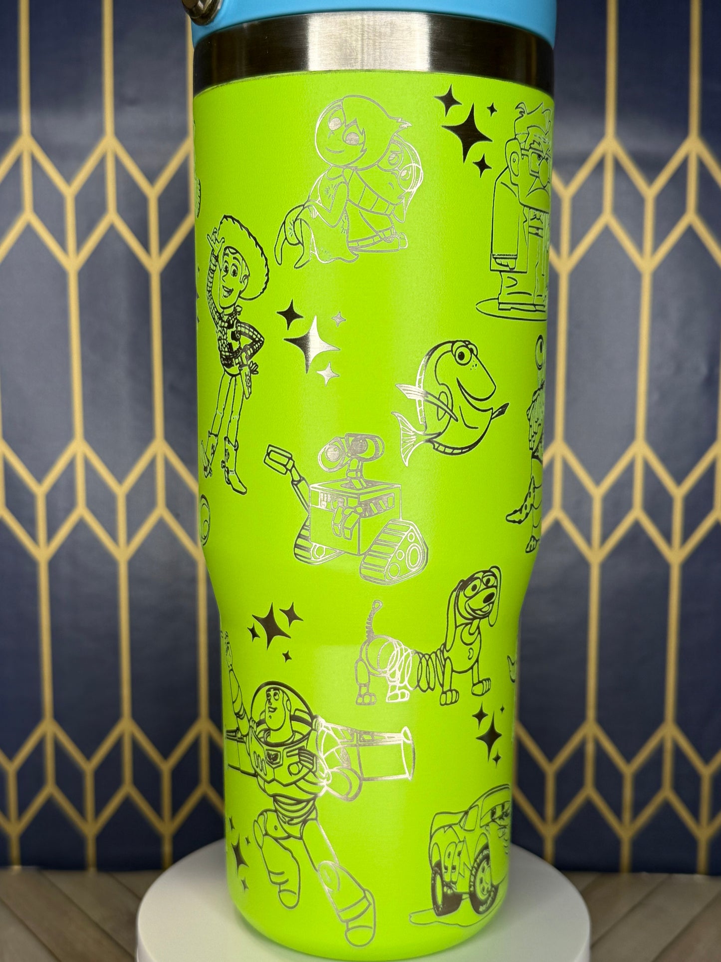 Disney/Pixar Engraved Tumbler - Stanley IceFlow 30oz Flip Straw