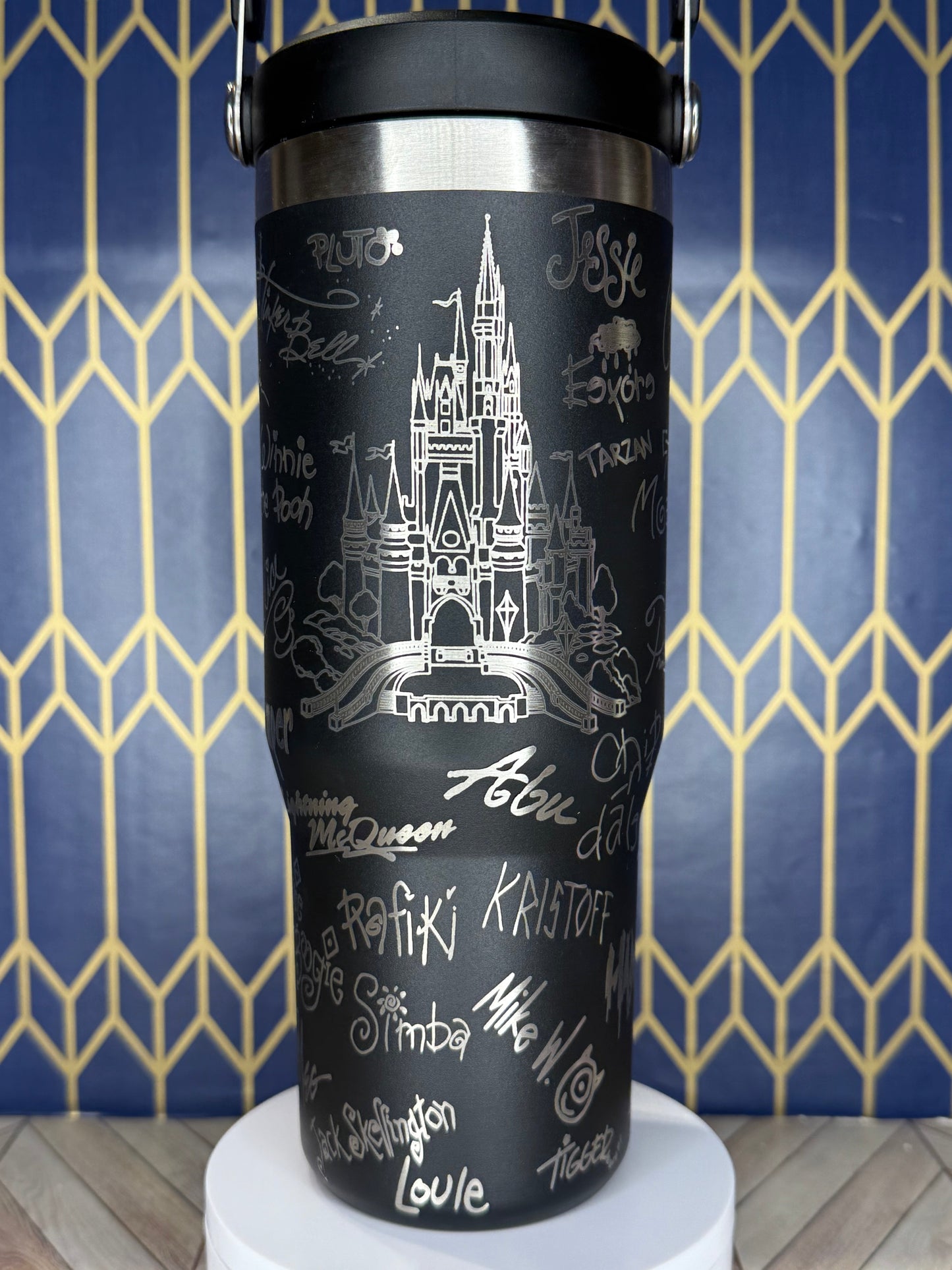 Disney Character Signatures Tumbler - Stanley Quencher 30/40oz