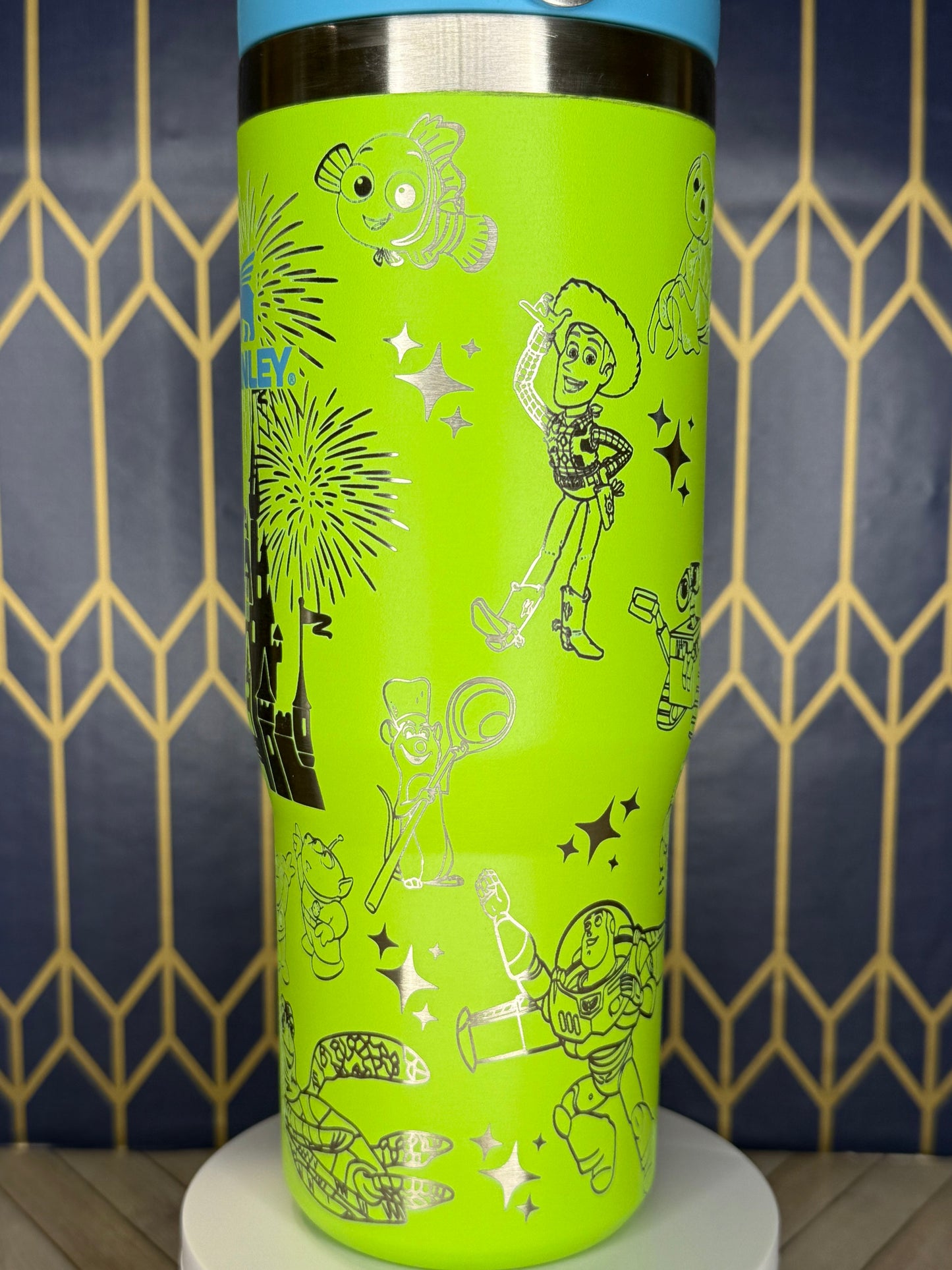 Disney/Pixar Engraved Tumbler - Stanley IceFlow 30oz Flip Straw