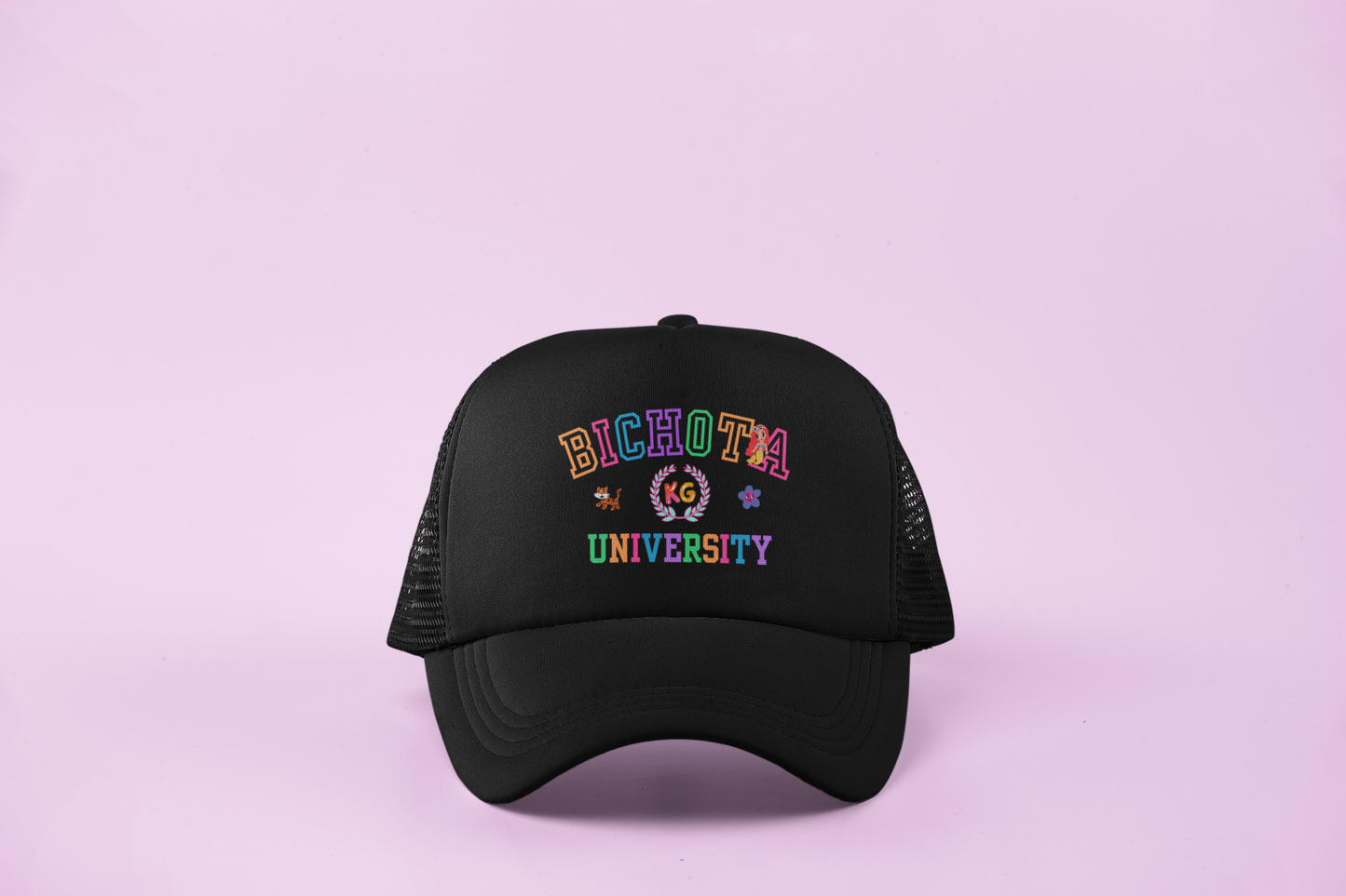 Bichota University DTF Hat โ Karol G Inspired, Bold Latina Energy, Multiple Hat Styles