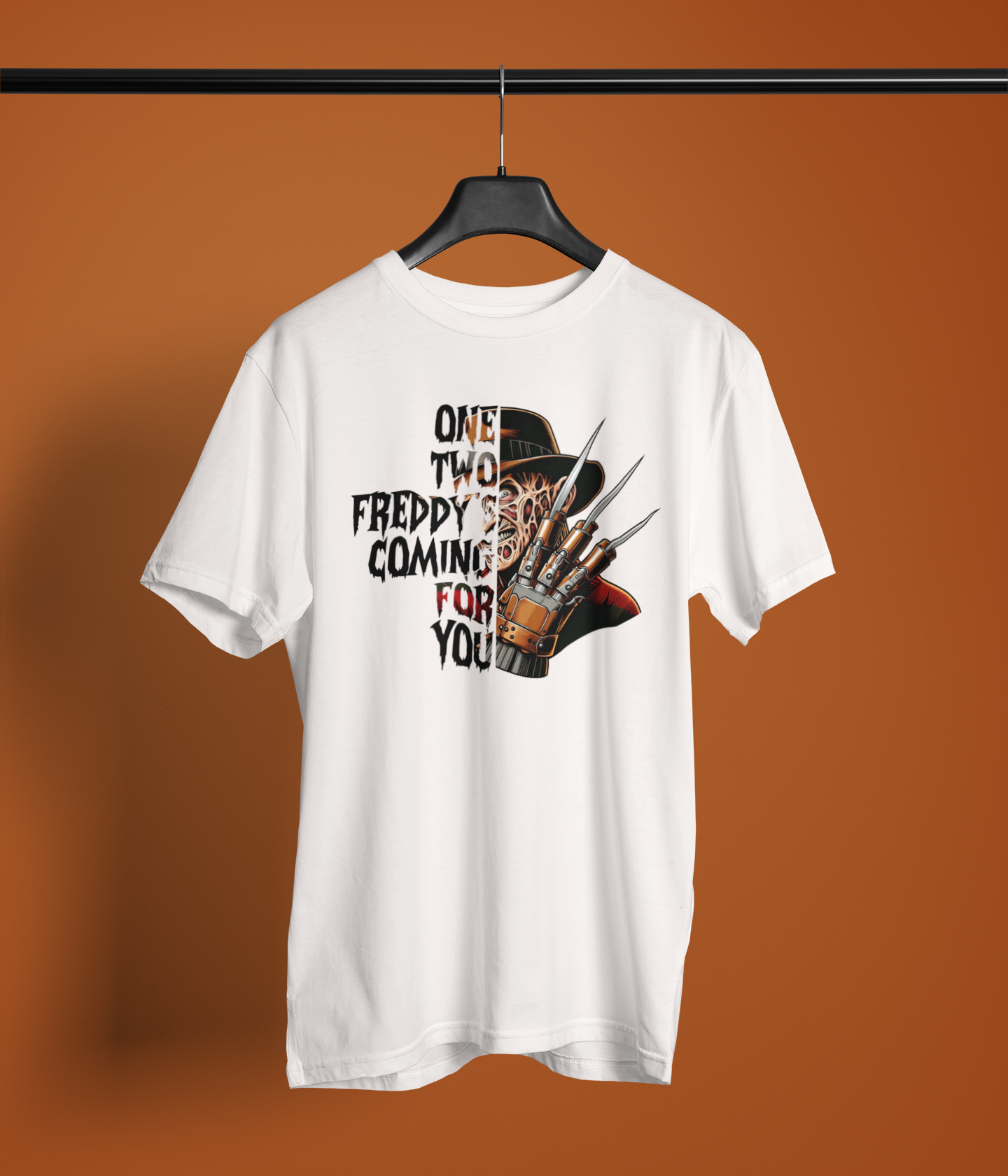 Freddy Krueger Nightmare Shirt | Horror Movie Graphic Tee | Halloween Slasher Villain Shirt