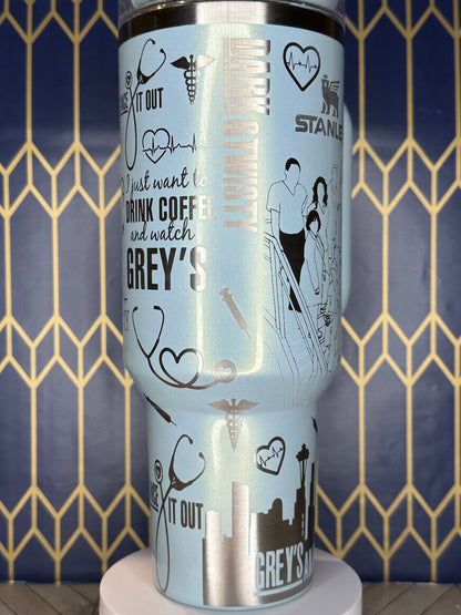 Grey's Anatomy Tumbler  - Stanley IceFlow 30oz Flip Straw