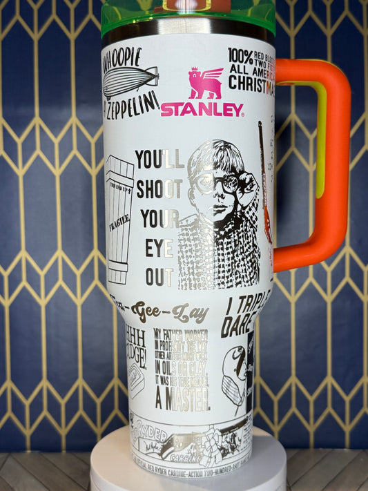 A Christmas Story Engraved Tumbler - FrostBuddy Thicc and ToGo Buddy