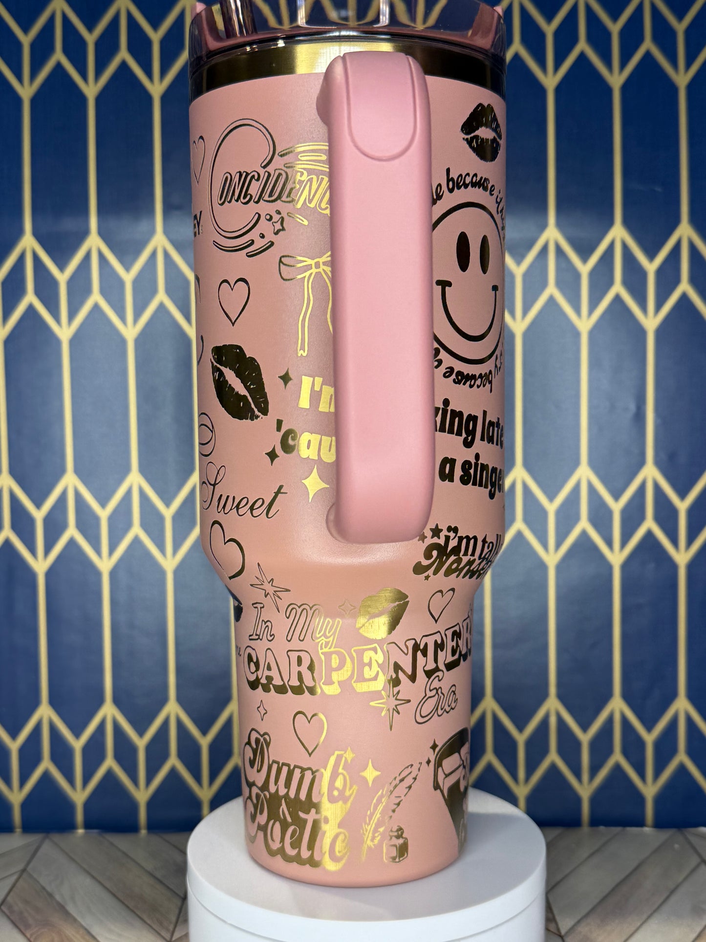 Short ’n Sweet Pop Star Engraved Tumbler - Stanley IceFlow 30oz Flip Straw