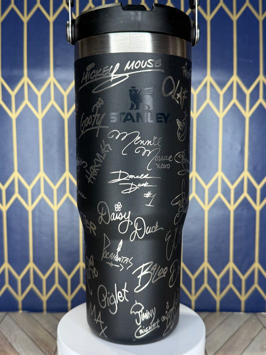 Disney Character Signatures Tumbler - FrostBuddy Thicc and ToGo Buddy