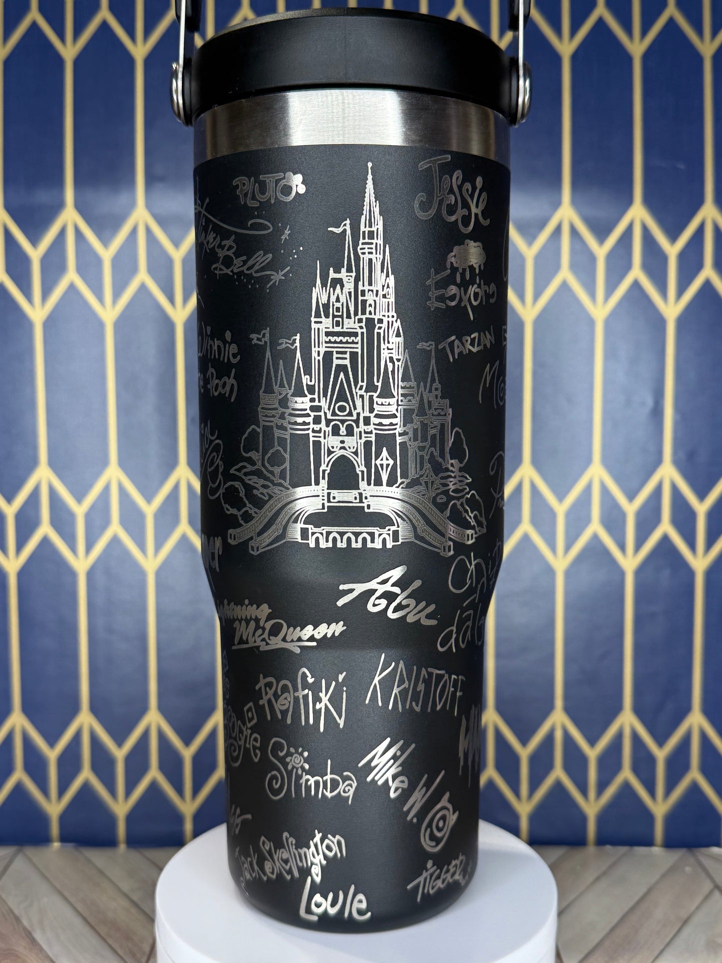 Disney Character Signatures Tumbler - FrostBuddy Thicc and ToGo Buddy