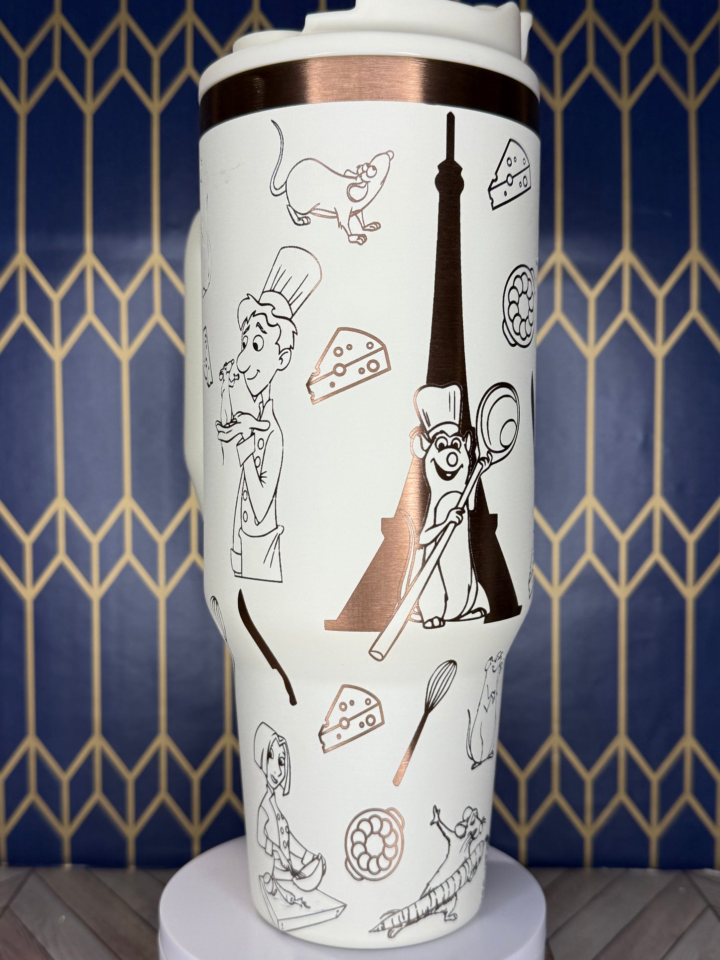 Ratatouille Inspired Engraved Tumbler - FrostBuddy Thicc and ToGo Buddy