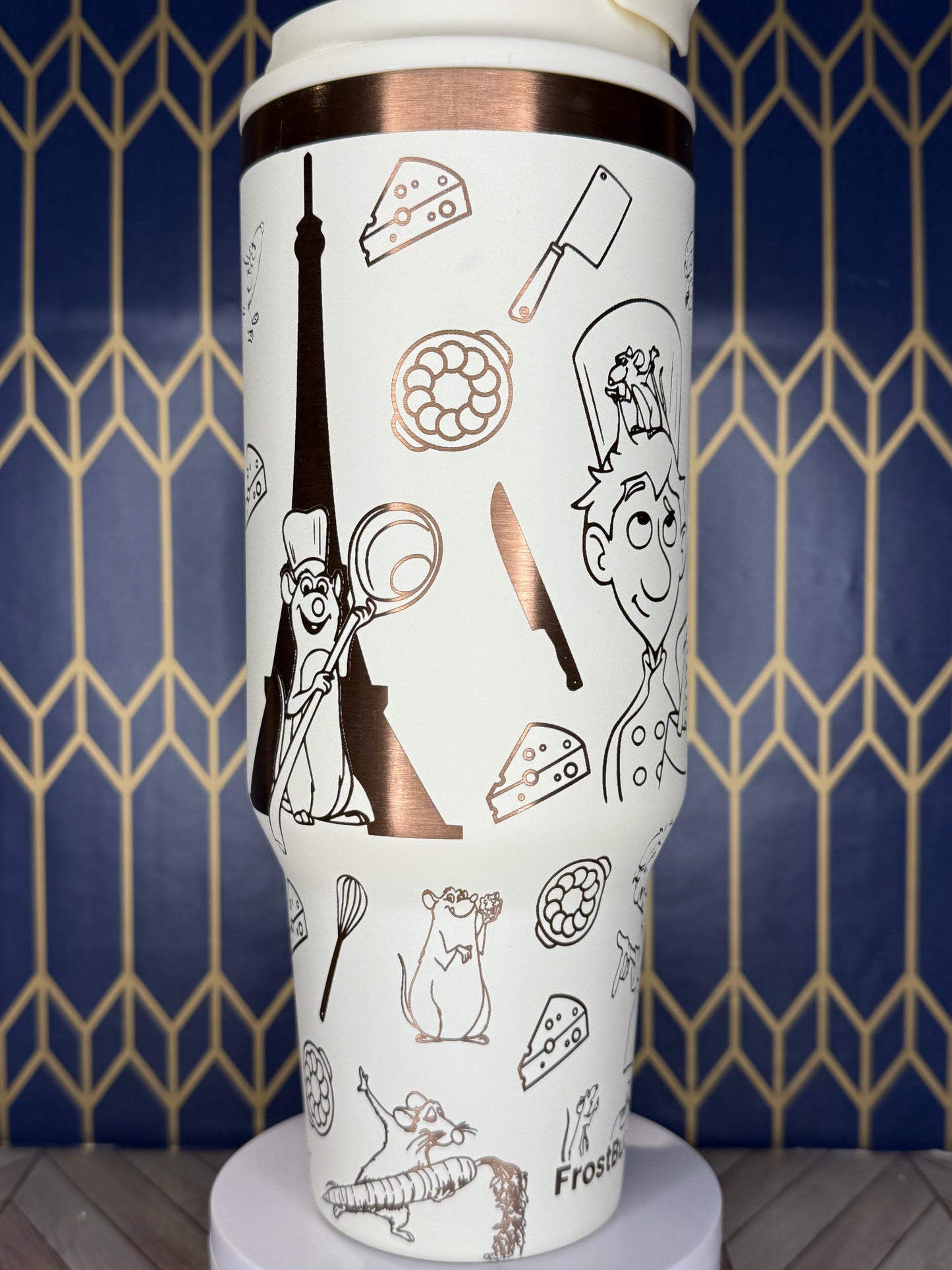 Ratatouille Inspired Engraved Tumbler - FrostBuddy Thicc and ToGo Buddy