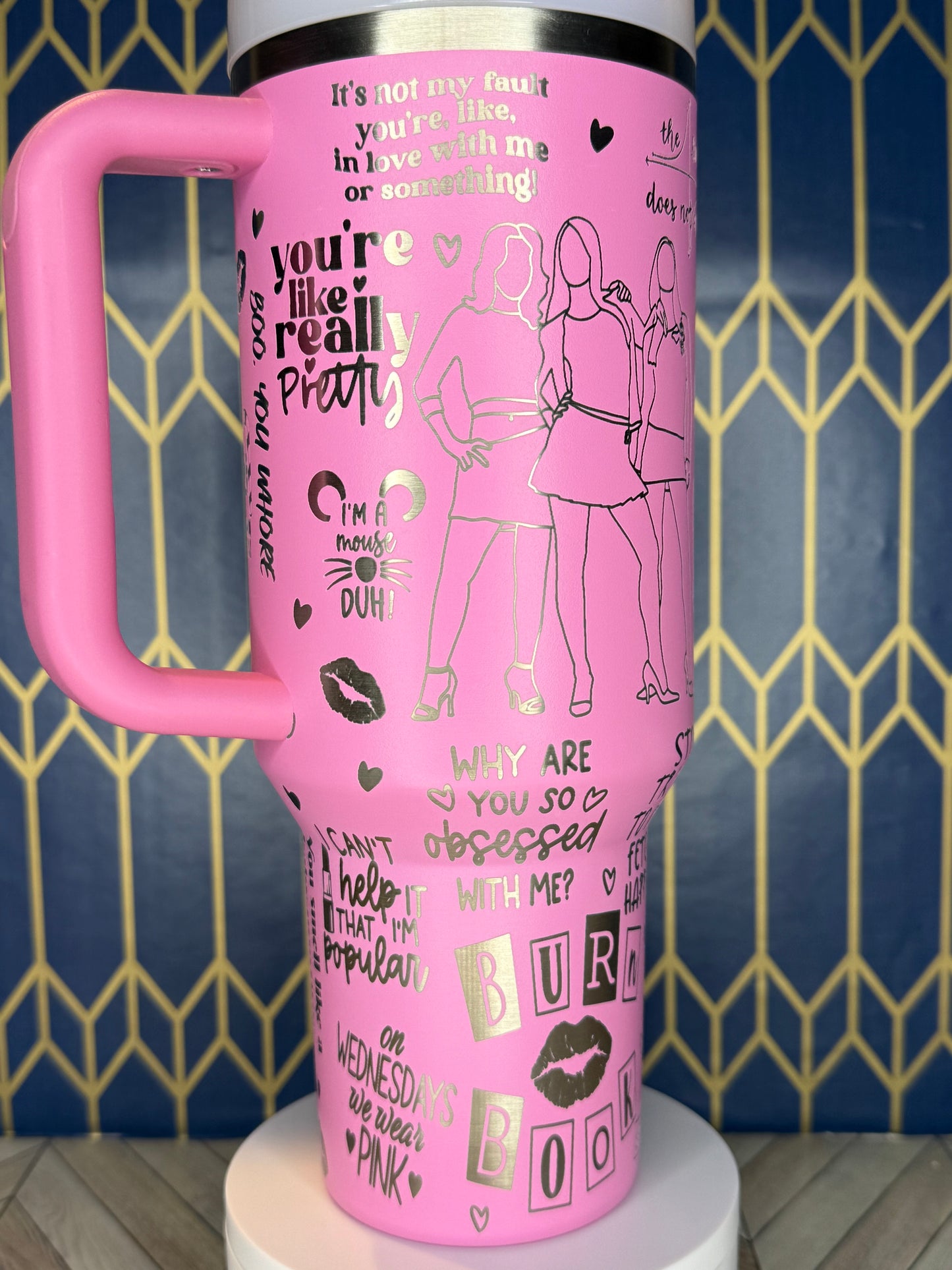 Vaso Stanley Quencher de 30/40 oz inspirado en Chicas Pesadas