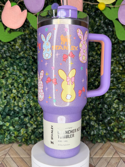 Bunny Tails & Bows - Stanley Quencher 30/40oz
