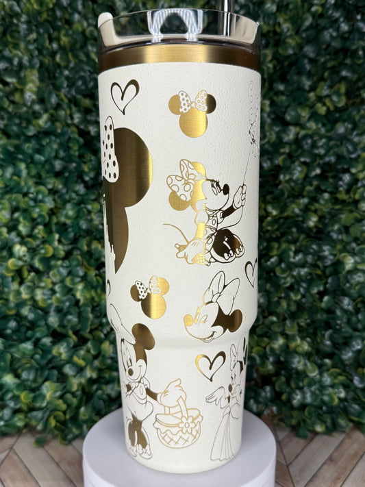 Minnie Magic Engraved Tumbler - Stanley Quencher 30/40oz