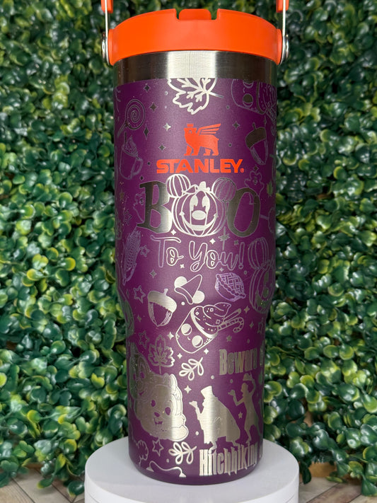 Disney Fall Themed Engraved Tumbler - Stanley Quencher 30/40oz