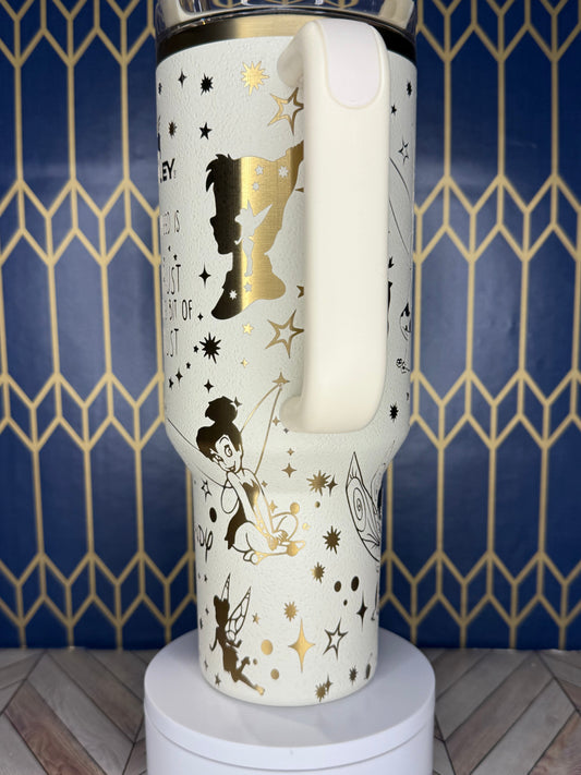 Tinkerbell-Themed Tumbler - Stanley Quencher 30/40oz