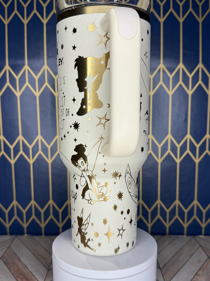 Tinkerbell-Themed Tumbler - Stanley IceFlow 30oz Flip Straw