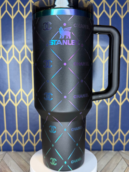 CC Luxury-Inspired Tumbler - Stanley Quencher 30/40oz