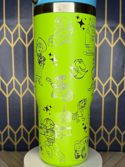 Disney/Pixar Engraved Tumbler - Stanley IceFlow 30oz Flip Straw