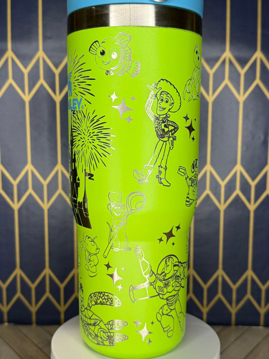 Disney/Pixar Engraved Tumbler - Stanley IceFlow 30oz Flip Straw