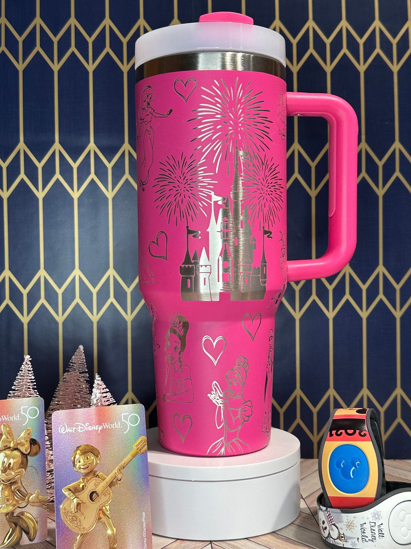 Disney Princess Laser-Engraved Tumbler - FrostBuddy Thicc and ToGo Buddy