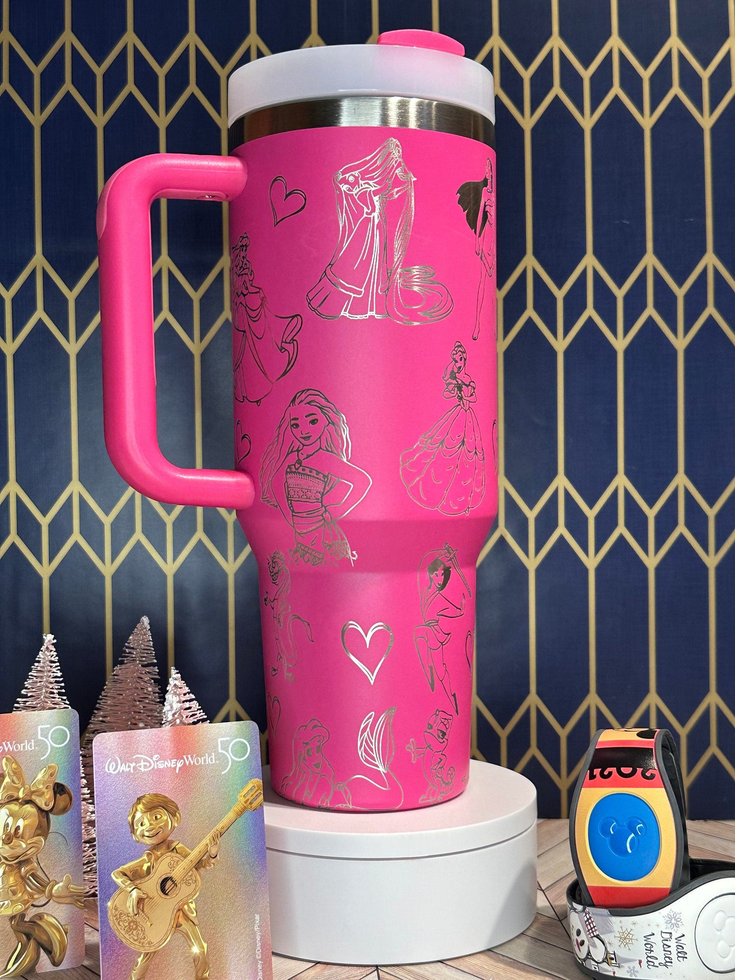 Disney Princess Laser-Engraved Tumbler - FrostBuddy Thicc and ToGo Buddy