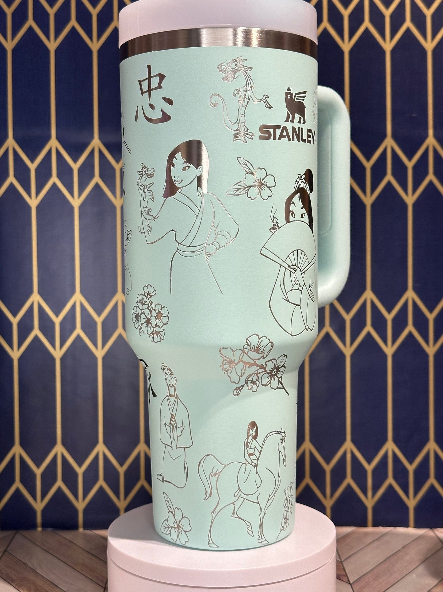 Mulan Engraved Tumbler - Stanley Quencher 30/40oz