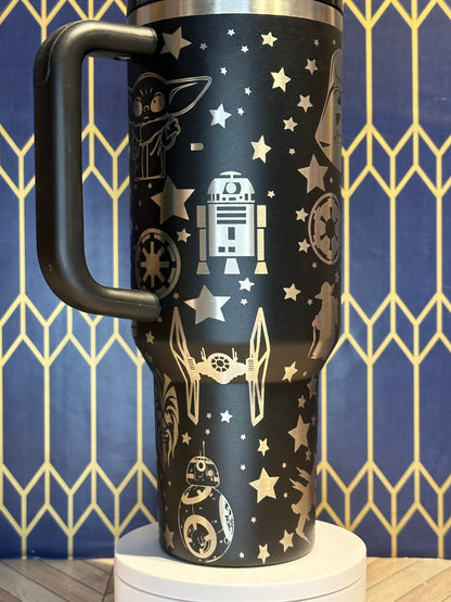 Star Wars Themed Insulated Tumbler - Stanley Quencher 30/40oz