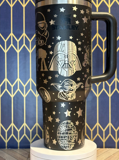 Star Wars Themed Insulated Tumbler - Stanley Quencher 30/40oz