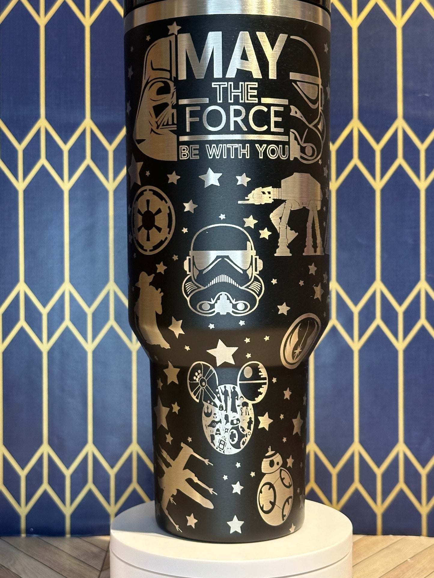 Star Wars Themed Insulated Tumbler - Stanley Quencher 30/40oz