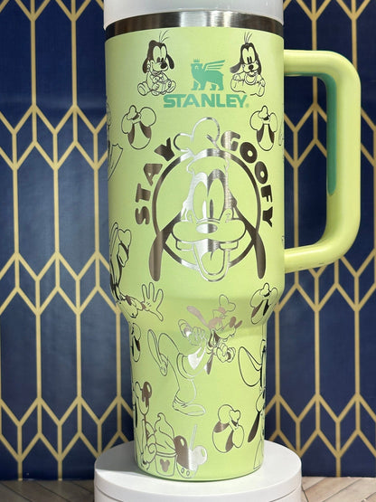 Disney Goofy Engraved Tumbler - FrostBuddy Thicc and ToGo Buddy