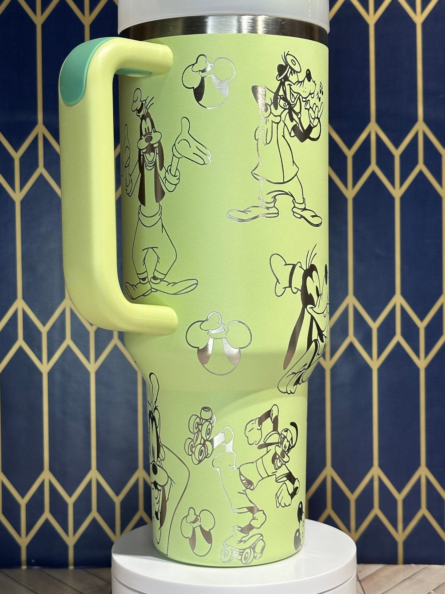 Disney Goofy Engraved Tumbler - FrostBuddy Thicc and ToGo Buddy