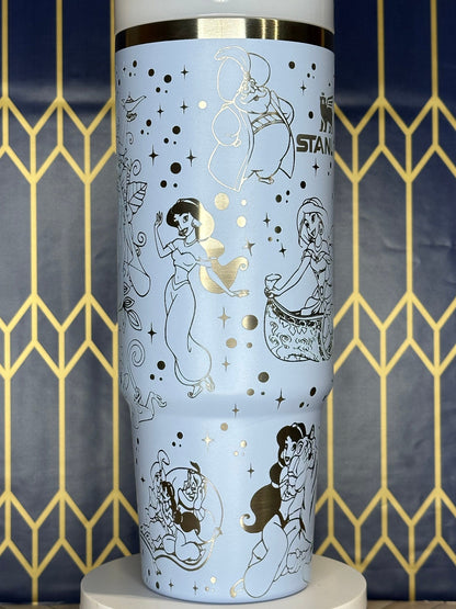 Aladdin-Inspired Engraved Tumbler - FrostBuddy Thicc and ToGo Buddy