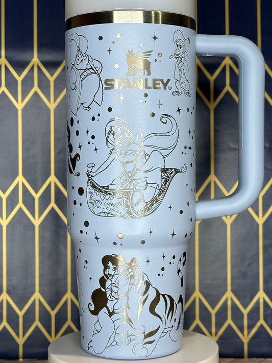 Aladdin-Inspired Engraved Tumbler - Stanley Quencher 30/40oz