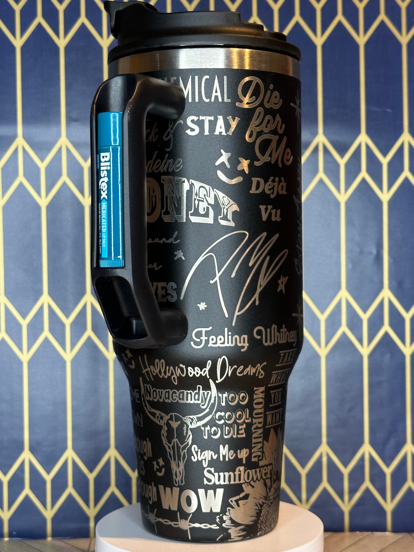 Post Malone Inspired Tumbler - Stanley Quencher 30/40oz