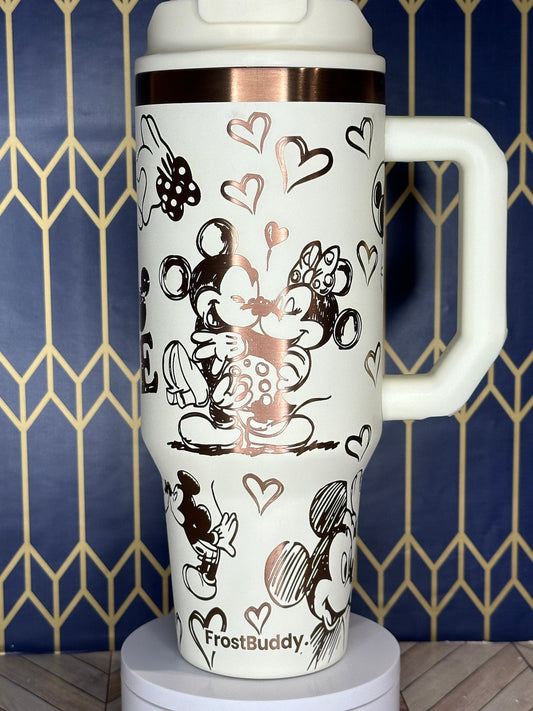 Disney Love Tumbler - Mickey and Minnie - FrostBuddy Thicc and ToGo Buddy