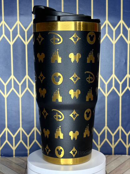 Disney Emblems Tumbler - Magical Icons Grid - FrostBuddy Thicc and ToGo Buddy