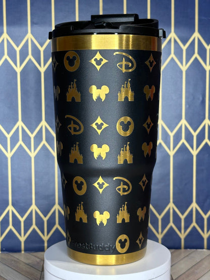 Disney Emblems Tumbler - Magical Icons Grid - FrostBuddy Thicc and ToGo Buddy