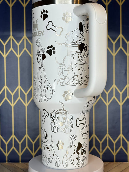 101 Dalmatians Themed Engraved Tumbler - Stanley Quencher 30/40oz