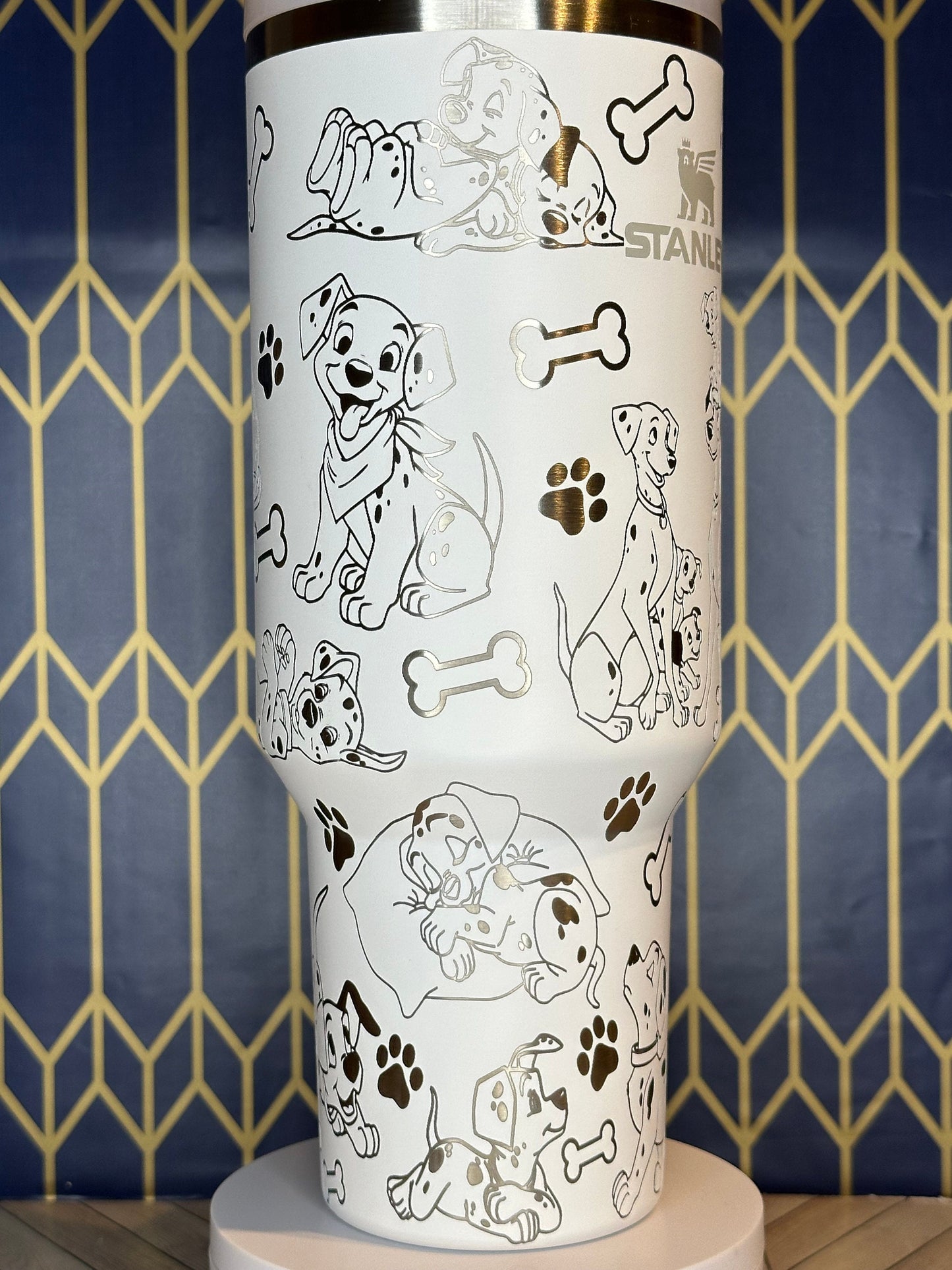 101 Dalmatians Themed Engraved Tumbler - Stanley Quencher 30/40oz