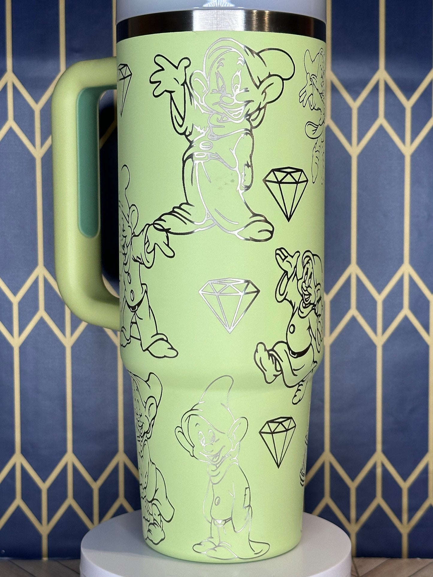 Dopey-Themed Engraved Tumbler - FrostBuddy Thicc and ToGo Buddy