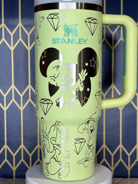 Dopey-Themed Engraved Tumbler - Stanley Quencher 30/40oz