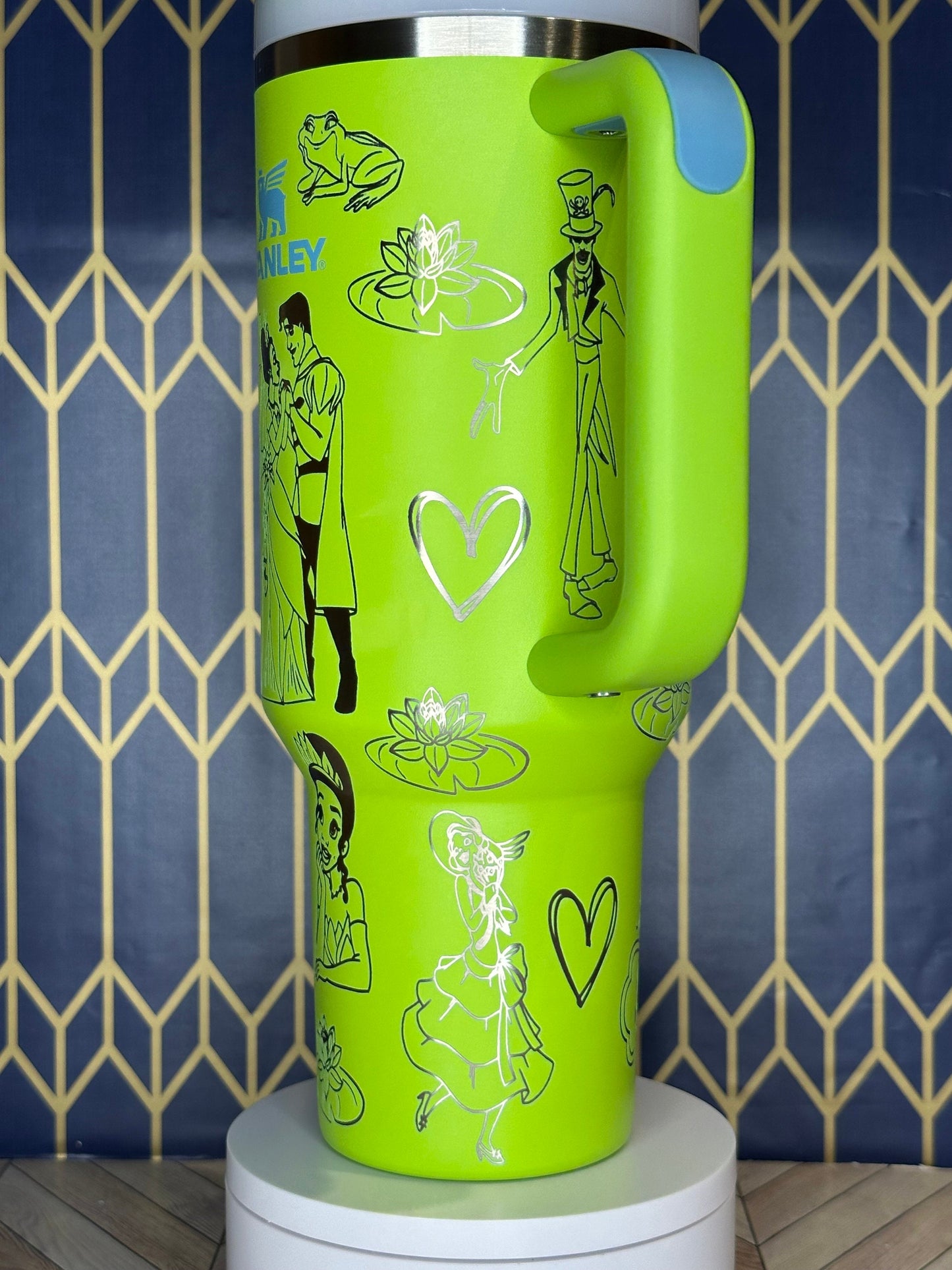 Princess and the Frog Engraved Tumbler - Stanley Quencher 30/40oz